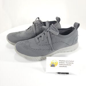 Skechers Wave Lite Lace Up Athletic Walking Shoe Womens Size 7 23630 Gray